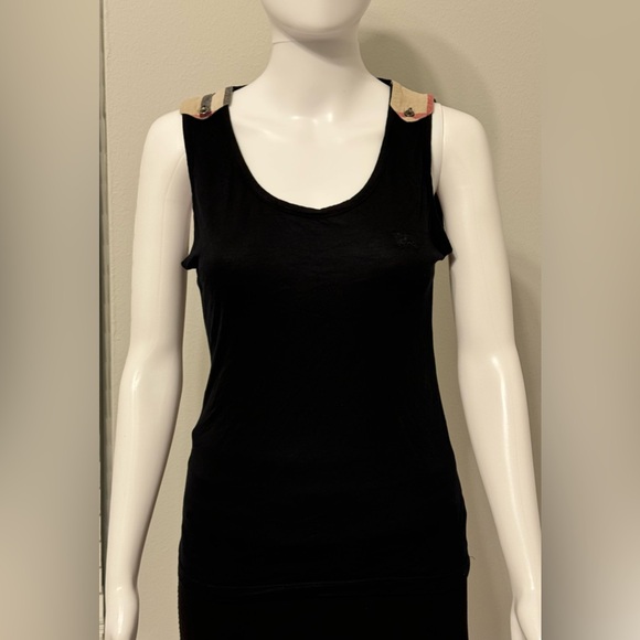 BURBERRY BRIT Women's Tank Top Shirt Size Small Black - Picture 1 of 16